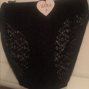 New Black Lace Panty